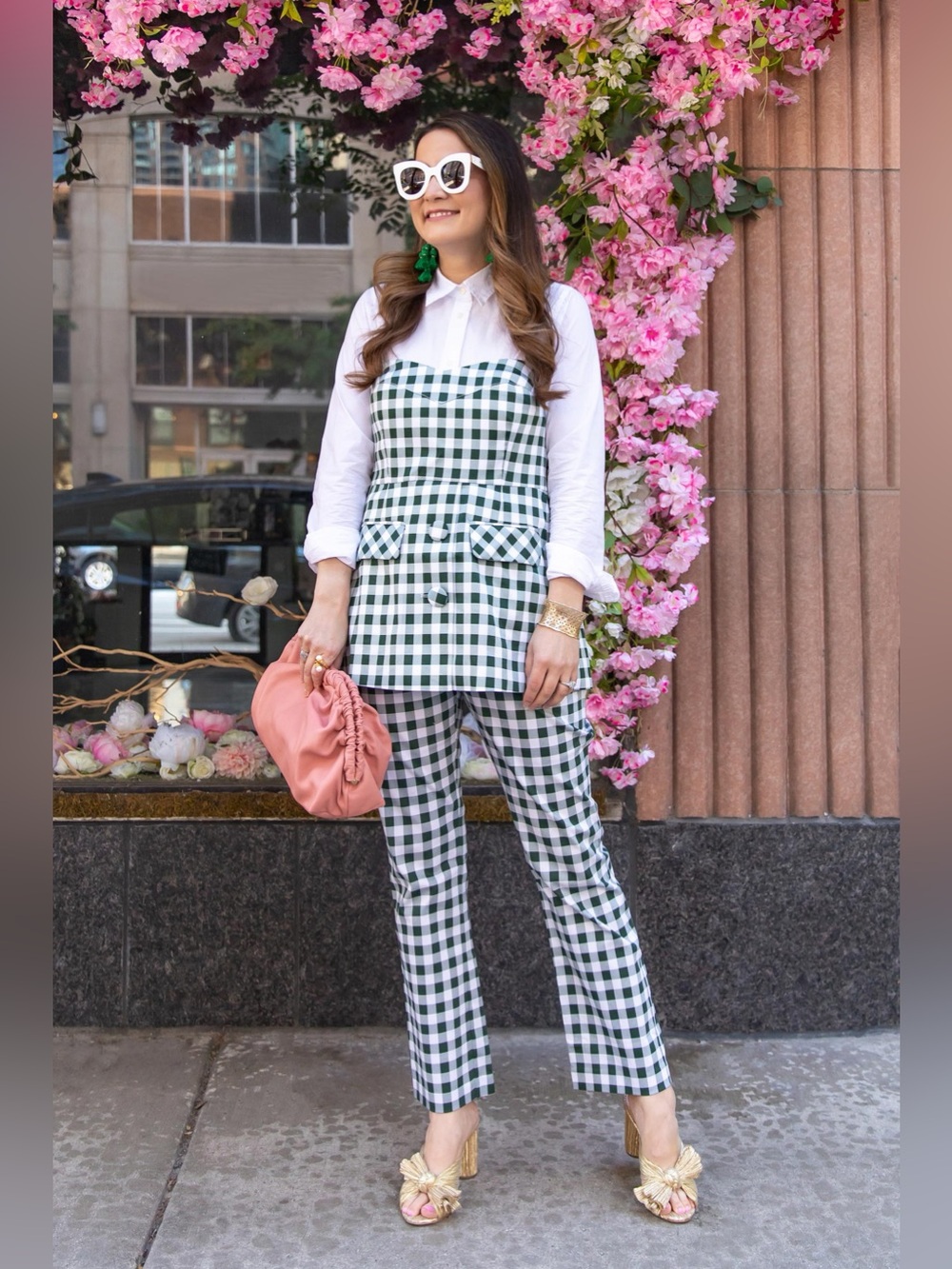 Tuckernuck Ashford Pant in Green Gingham